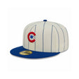 Chicago Cubs Retro City Blue Pinstripe 59FIFTY Fitted Hat - New Era - 23710140803