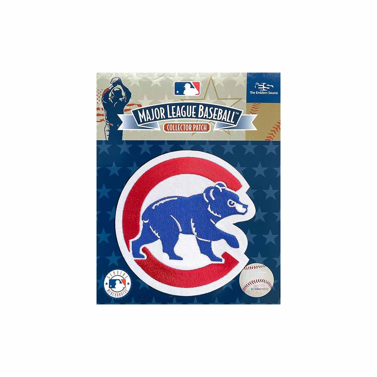 Chicago Cubs Walking Bear Embroidered Collector Patch - The Emblem Source - 
