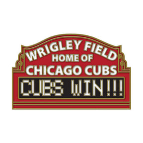 Chicago Cubs Wrigley Field Cubs Win Collector Enamel Pin - Wincraft - 323609408