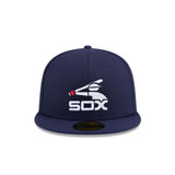 Chicago White Sox Retro Logo Evergreen Navy 59FIFTY Fitted Hat - New Era - 23480142912