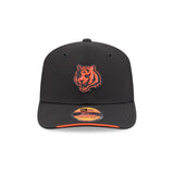 Cincinnati Bengals 2026 NFL Sideline Collection Black 9SEVENTY Stretch-Snap Hat - New Era - 23850510304