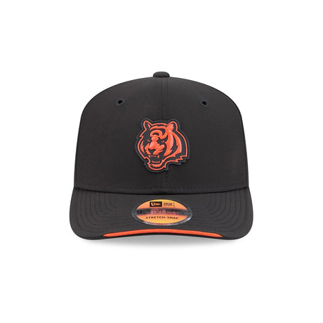 Cincinnati Bengals 2026 NFL Sideline Collection Black 9SEVENTY Stretch-Snap Hat - New Era - 23850510304