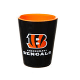 Cincinnati Bengals 4-Piece Ceramic and Glass 2oz. Shot Glass Set - EG Collective - 801946180067