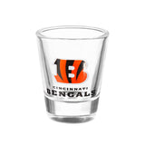 Cincinnati Bengals 4-Piece Ceramic and Glass 2oz. Shot Glass Set - EG Collective - 801946180067