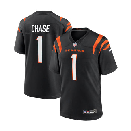 Cincinnati Bengals Ja’Marr Chase Black Alternate Game Player Jersey - Nike - 236001103033