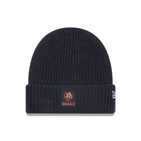 Cincinnati Bengals Navy Cuffed Knit Beanie - New Era - 