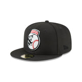 Cincinnati Reds Cooperstown Collection Mr Redlegs 150th Anniversary Black 59FIFTY Fitted Hat - New Era - 23081042401