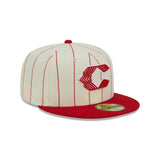 Cincinnati Reds Retro City Red Pinstripe 59FIFTY Fitted Hat - New Era - 23710142401