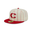 Cincinnati Reds Retro City Red Pinstripe 59FIFTY Fitted Hat - New Era - 23710142401