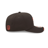 Cleveland Browns 2026 NFL Sideline Collection Brown 9SEVENTY Stretch-Snap Hat - New Era - 23850510606