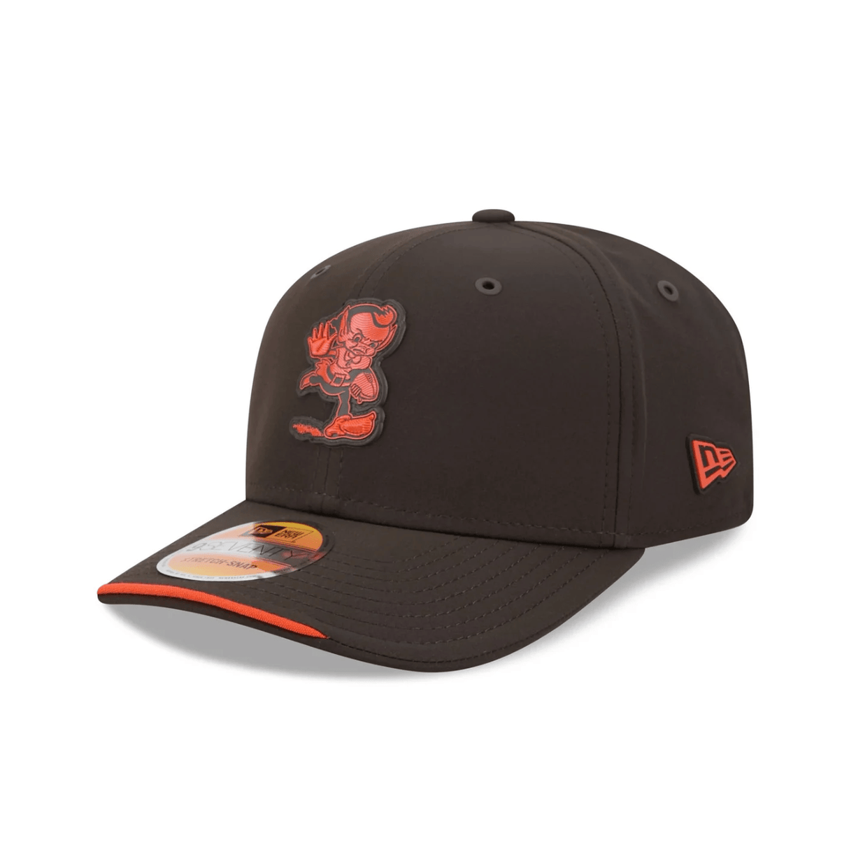 Cleveland Browns 2026 NFL Sideline Collection Brown 9SEVENTY Stretch-Snap Hat - New Era - 23850510606