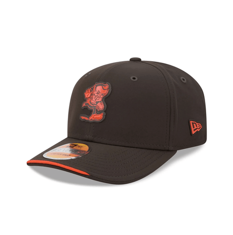 Cleveland Browns 2026 NFL Sideline Collection Brown 9SEVENTY Stretch-Snap Hat - New Era - 23850510606