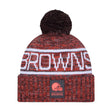 Cleveland Browns Knit Pom Beanie - New Era - 238302106