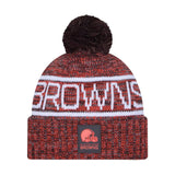 Cleveland Browns Knit Pom Beanie - New Era - 238302106