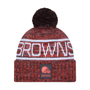 Cleveland Browns Knit Pom Beanie - New Era - 238302106