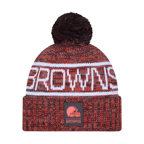Cleveland Browns Knit Pom Beanie - New Era - 238302106