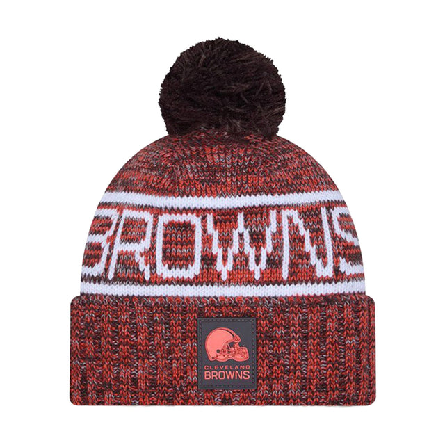 Cleveland Browns Knit Pom Beanie - New Era - 238302106
