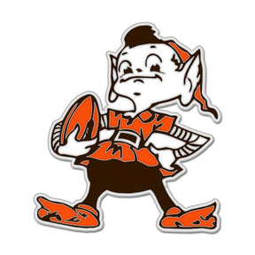 Cleveland Browns Retro Elf Mascot Logo Collector Enamel Pin - Wincraft - 3236011066