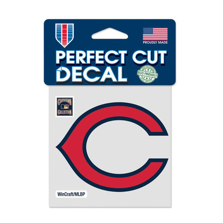 Cleveland Guardians Classic C Logo 4x4 Perfect Cut Decal - Wincraft - 3210414