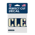 Cleveland Guardians CLE Logo 4x4 Perfect Cut Decal - Wincraft - 3271414