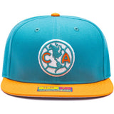 Club América Teal/Orange FT - 90 Pro Fitted Hat - Fan Ink - 
