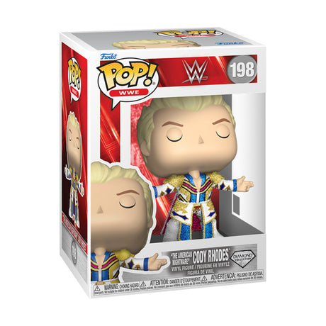 Cody Rhodes "The American Nightmare" Diamond Pop! WWE Funko 198 - Funko - 15087605
