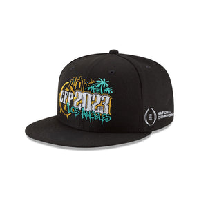 College Football Playoff National Championship 2023 Los Angeles Black 9FIFTY Snapback Hat - New Era - 