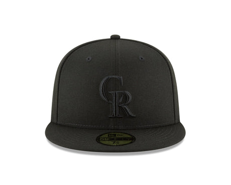 Colorado Rockies Authentic Collection Blackout 59FIFTY Fitted - New Era - 