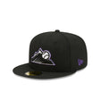 Colorado Rockies Blackout Alternate Logo Black 59FIFTY Fitted Hat - New Era - 23013542501
