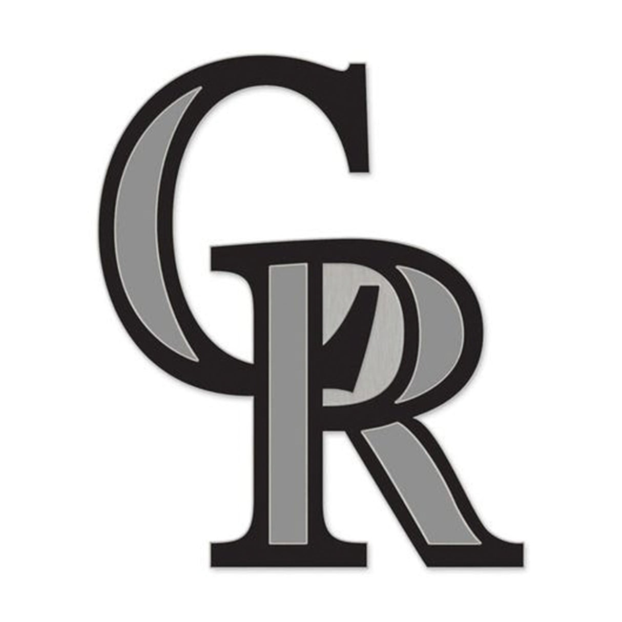 Colorado Rockies Interlocking CR Logo Collector Enamel Pin - Wincraft - 3236014253