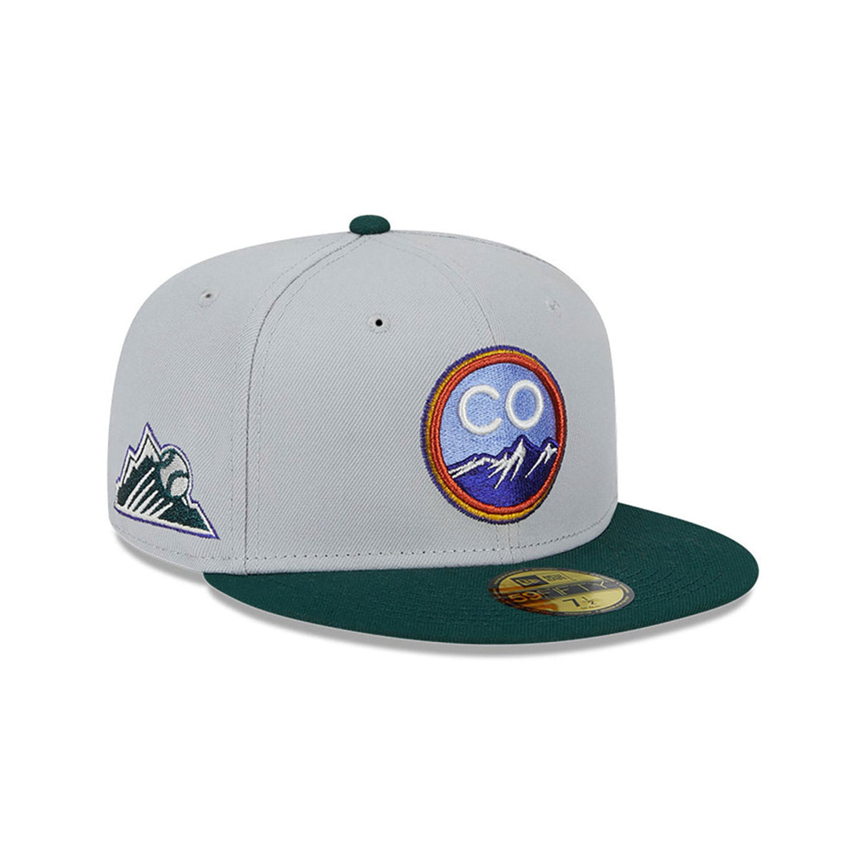 Colorado Rockies Metallic City Gray 59FIFTY Fitted Hat - New Era - 23334742501