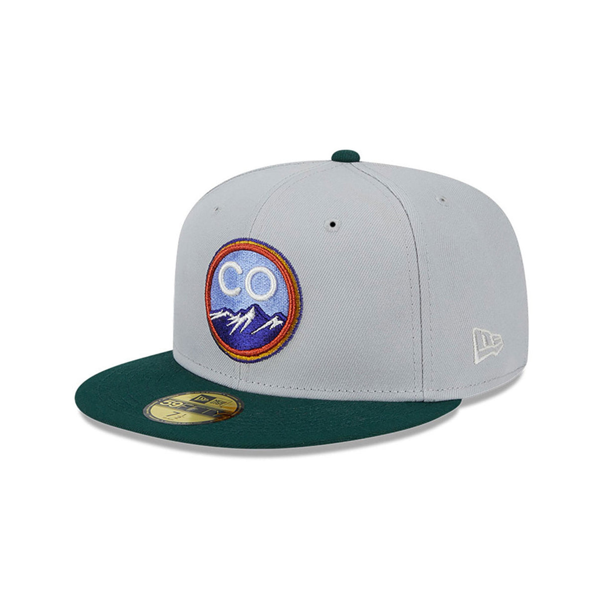Colorado Rockies Metallic City Gray 59FIFTY Fitted Hat - New Era - 23334742501