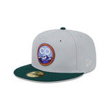 Colorado Rockies Metallic City Gray 59FIFTY Fitted Hat - New Era - 23334742501