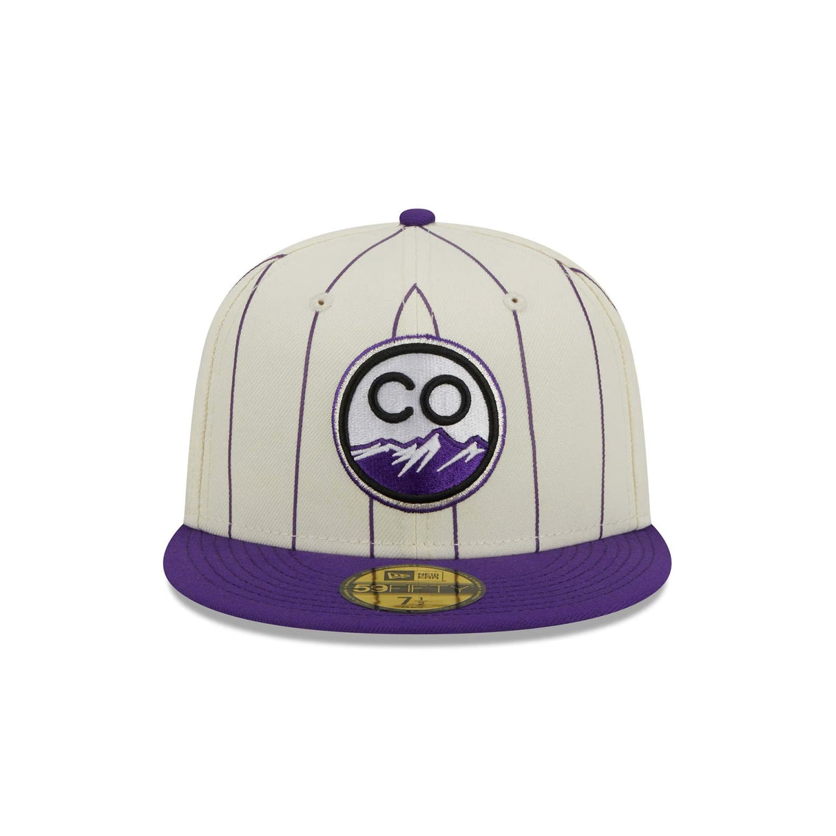 Colorado Rockies Retro City Purple Pinstripe 59FIFTY Fitted Hat - New Era - 23710142503