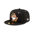 Columbus Clingstones Alternate Mascot Black 59FIFTY Fitted Hat - New Era - 232605405501