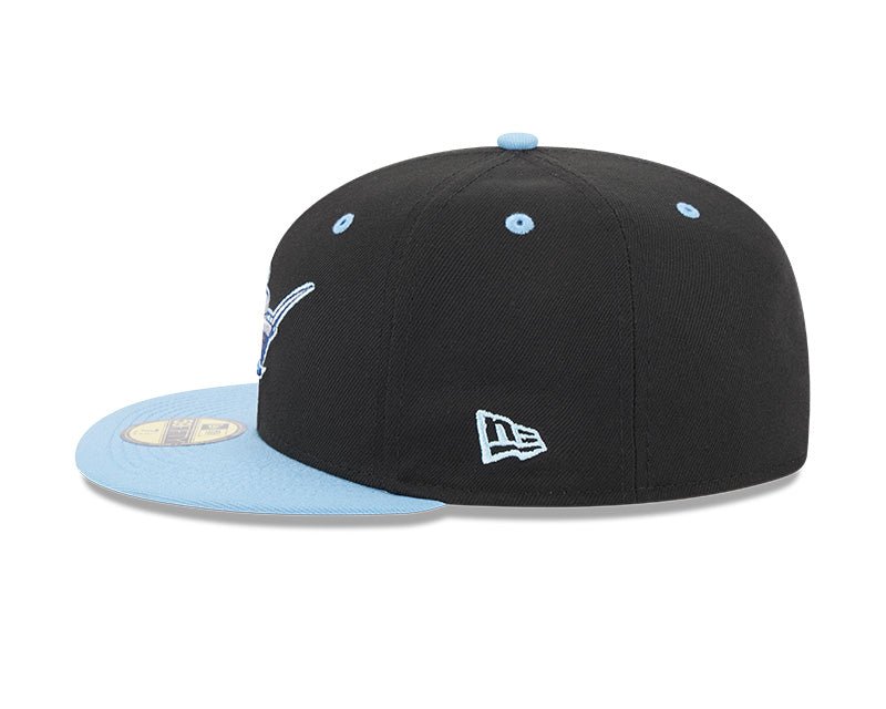 Columbus Clippers Black/Light Blue Theme Night 59FIFTY Fitted Hat - New Era - 