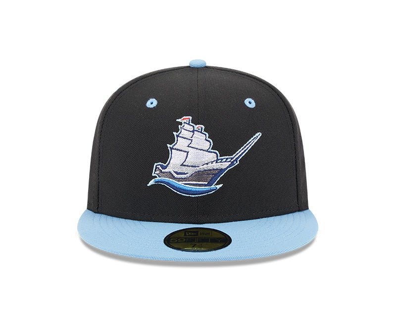 Columbus Clippers Black/Light Blue Theme Night 59FIFTY Fitted Hat - New Era - 