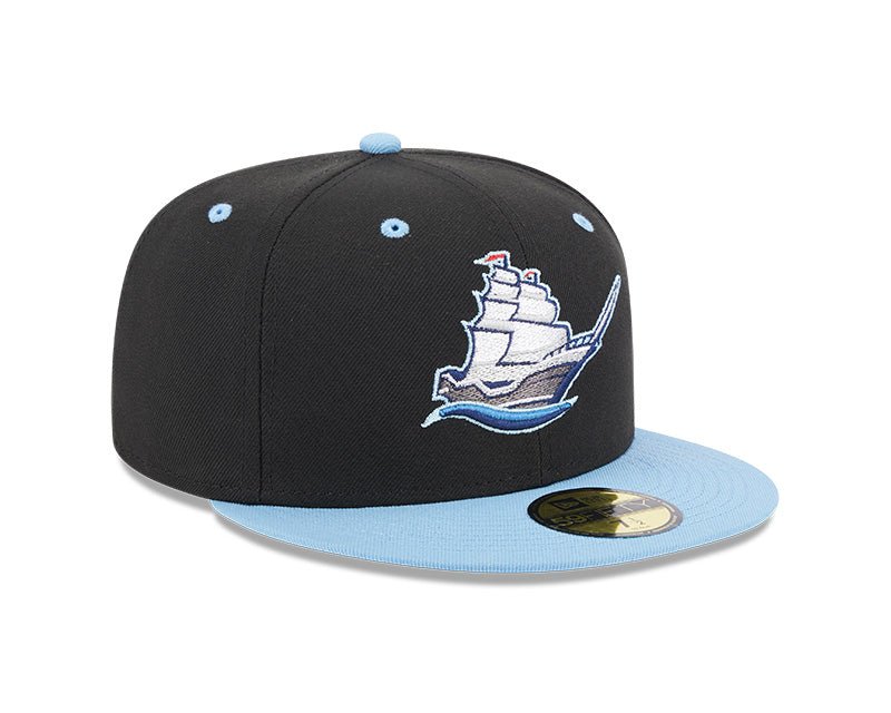 Columbus Clippers Black/Light Blue Theme Night 59FIFTY Fitted Hat - New Era - 
