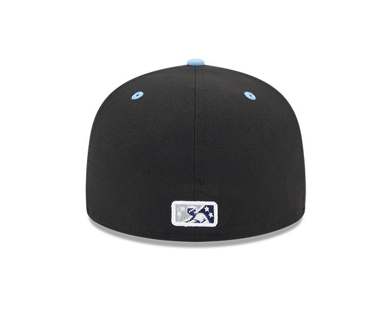 Columbus Clippers Black/Light Blue Theme Night 59FIFTY Fitted Hat - New Era - 