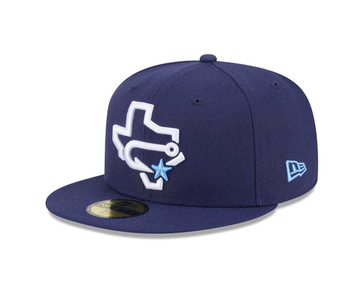 Corpus Christi Hooks Navy On - Field 59FIFTY Fitted Hat - New Era - 