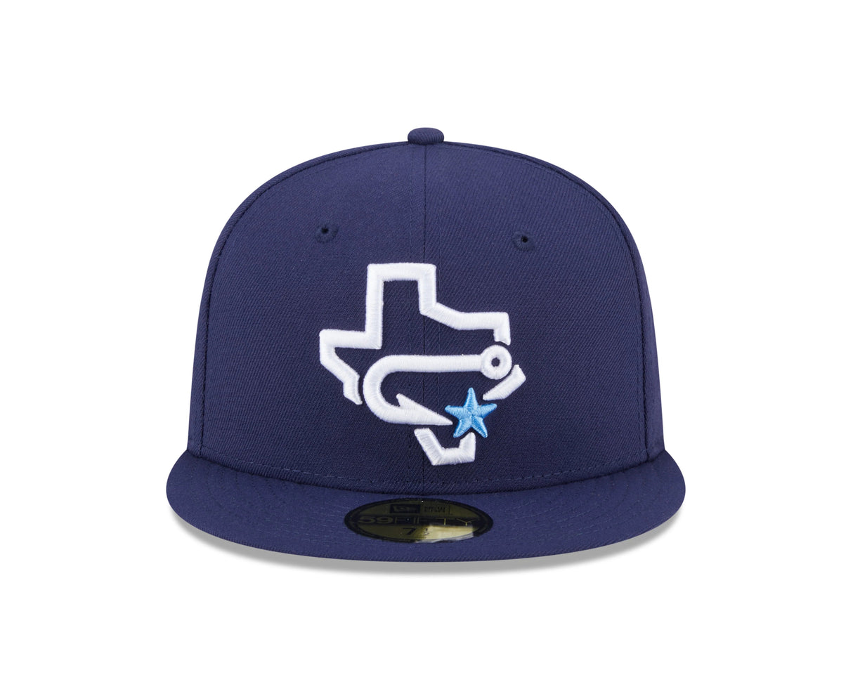 Corpus Christi Hooks Navy On - Field 59FIFTY Fitted Hat - New Era - 