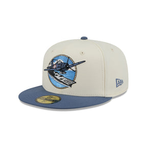 Corpus Christi Hooks New Era Cream Theme Nights 59FIFTY Fitted Hat - New Era - 