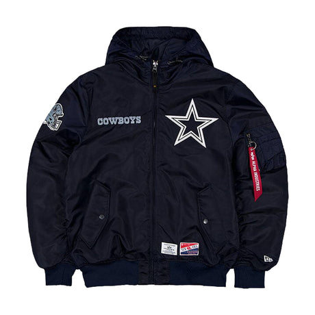 Dallas Cowboys Alpha Industries L-2B Hooded Bomber Jacket - New Era - 83924780