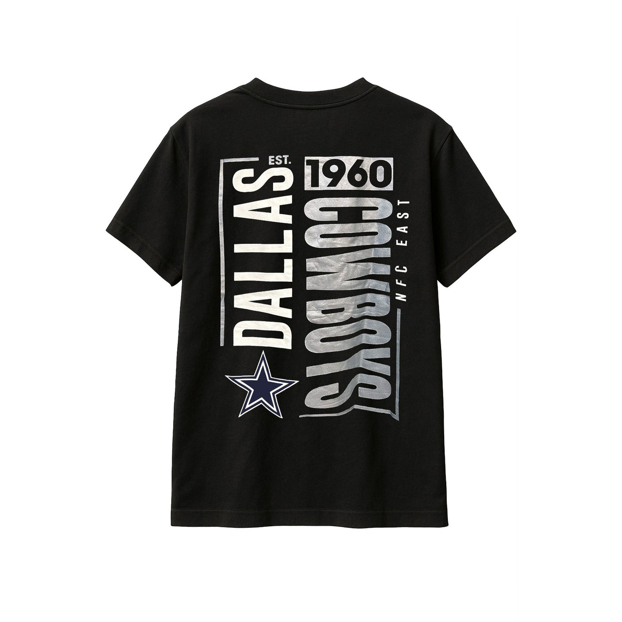 Dallas Cowboys Black New Era 2 - Hit Boxy T-Shirt - New Era - 
