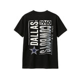 Dallas Cowboys Black New Era 2 - Hit Boxy T-Shirt - New Era - 