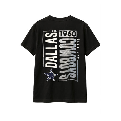 Dallas Cowboys Black New Era 2 - Hit Boxy T-Shirt - New Era - 