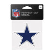 Dallas Cowboys Classic Star Logo 4x4 Perfect Cut Decal - Wincraft - 3210112