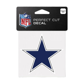 Dallas Cowboys Classic Star Logo 4x4 Perfect Cut Decal - Wincraft - 3210112