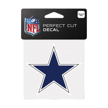 Dallas Cowboys Classic Star Logo 4x4 Perfect Cut Decal - Wincraft - 3210112