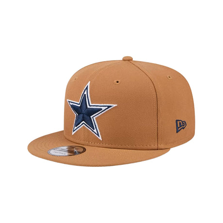Dallas Cowboys Color Pack 50th Anniversary Patch Tan 9FIFTY Fitted Hat - New Era - 23120111201